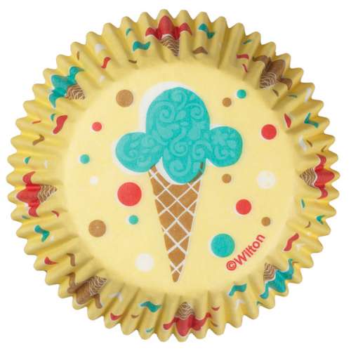 Ice Cream Themed Cupcake Papers - Click Image to Close